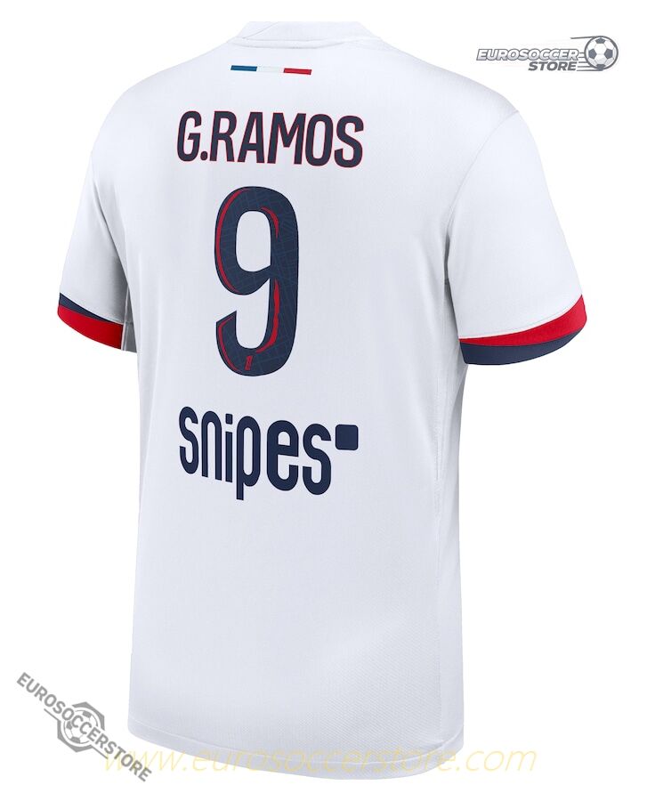PSG 25-26 Season Away Version G. Ramos Number 9 Jersey