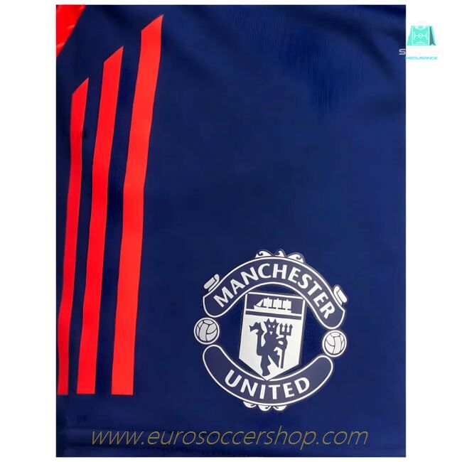 2024-2025 Man Utd Training Shorts (Night Indigo)