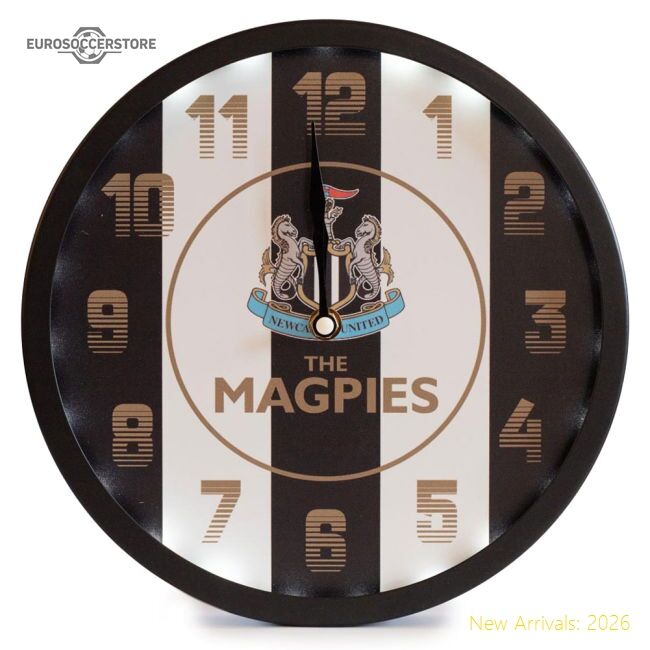 Premium Newcastle United Fc Led Stripe Wall Clock - Premium Quality
