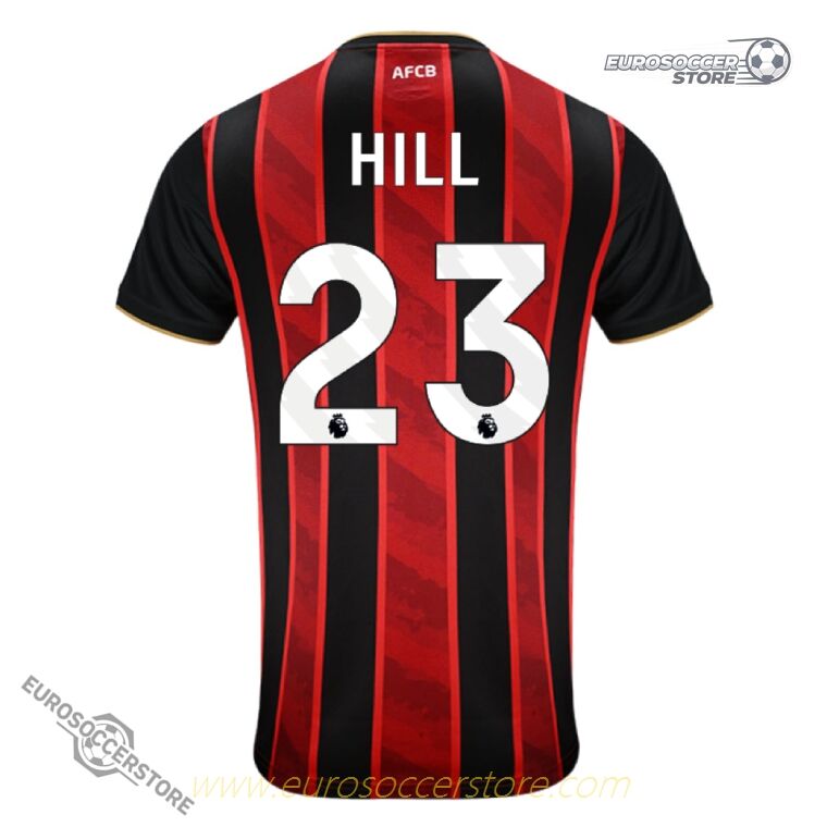 Bournemouth 25-26 Home HILL 23 Jersey Version