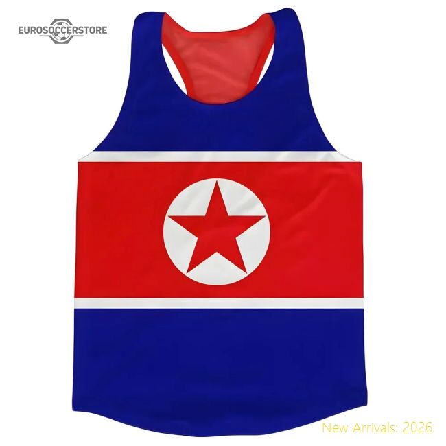 First-class North Korea Flag Running Vest - Competitive Price