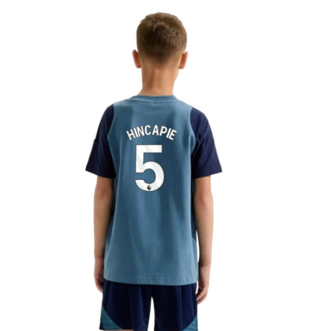 retro 2025-2026 Arsenal Training Tee (Blanch Blue) - Kids (Hincapie 5)