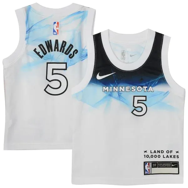 Anthony Edwards MIN Swingman Jersey - exclusive NBA - White training