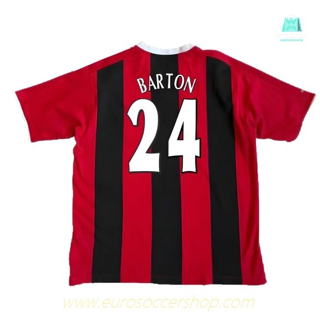 Manchester City 2003-04 Away Shirt ((Very Good) XL) (Barton 24)