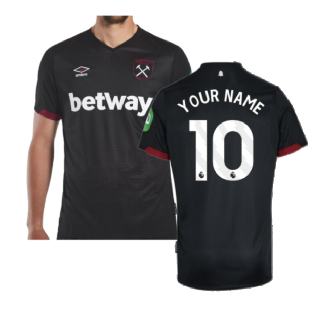 Official Shirt First-Class 2024-2025 WHU Away Iconic Your Name Ad#173