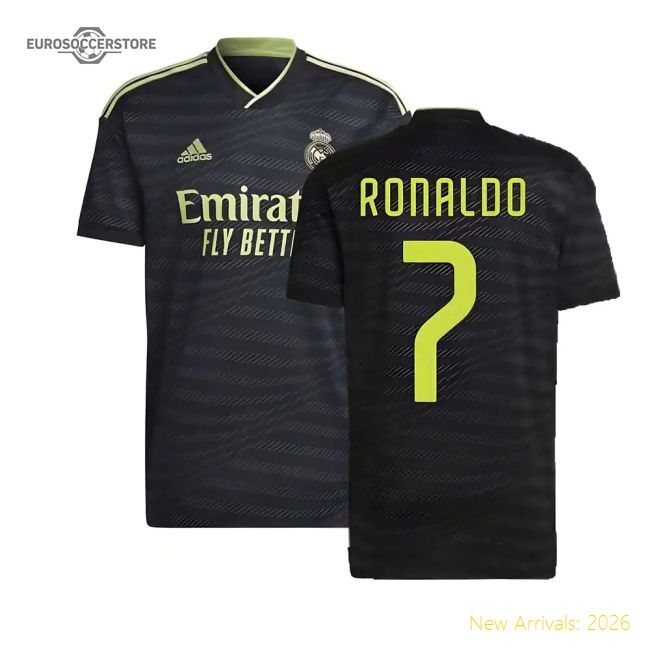 Top-grade 2022-2023 Real Madrid Third Jersey (ronaldo 7)