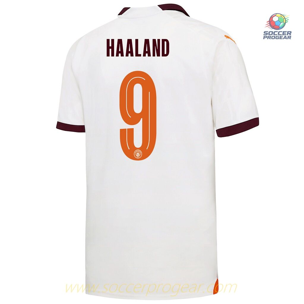 Manchester City Away Shirt 2023 2024 Haaland