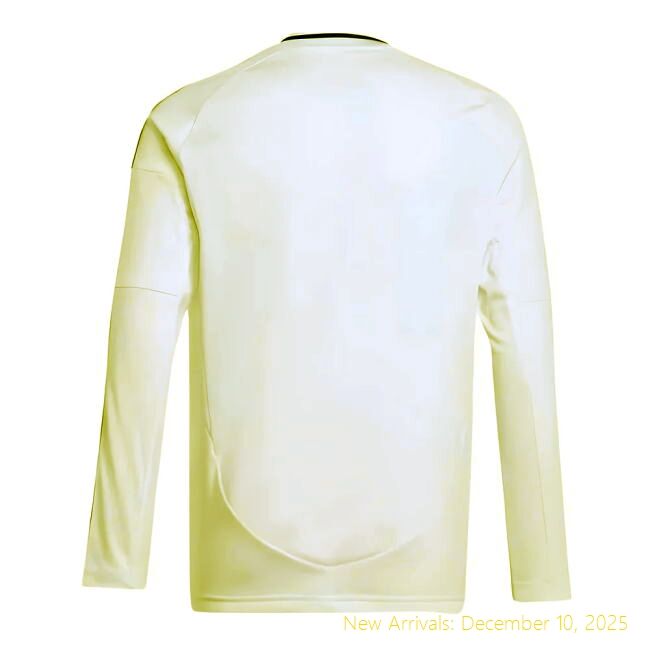 2024-2025 Real Madrid Long Sleeve RM Durable Home Shirt (Kids)