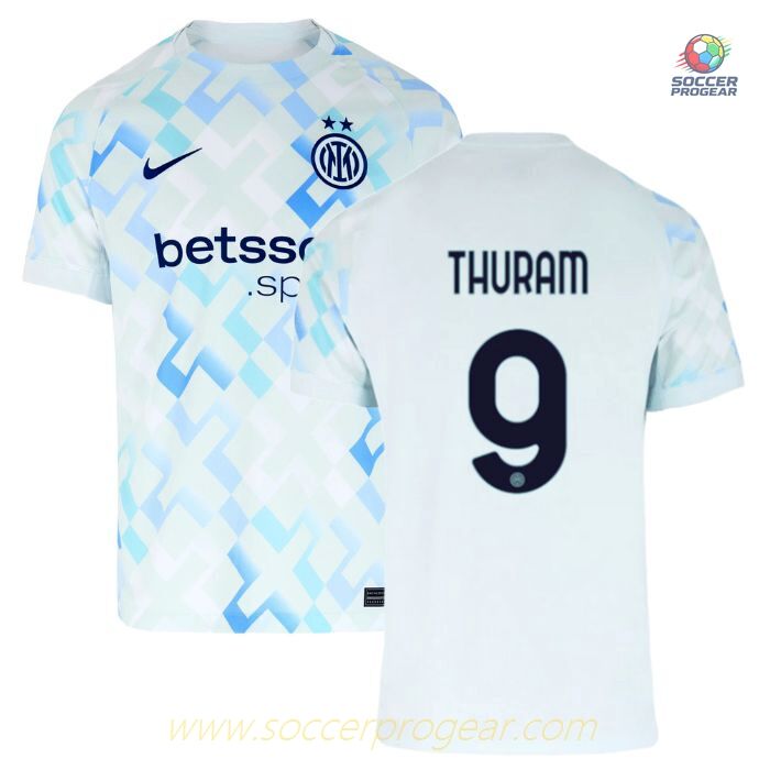Inter Milan Away Soccer Team Shirt 2025-26 Edition Thuram