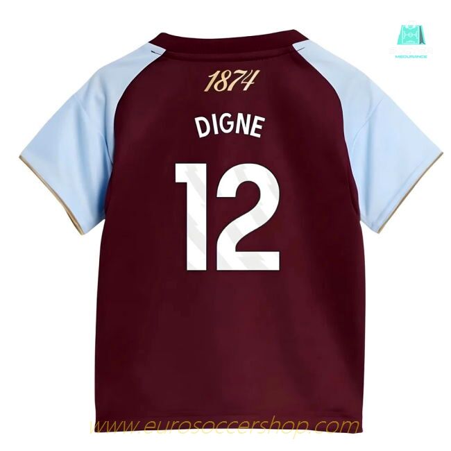 2025-2026 Aston Villa Home Baby Kit (Digne 12)