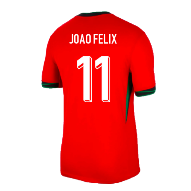 2024-2025 Portugal Soccer Team Home Uniform (Joao Felix 11)