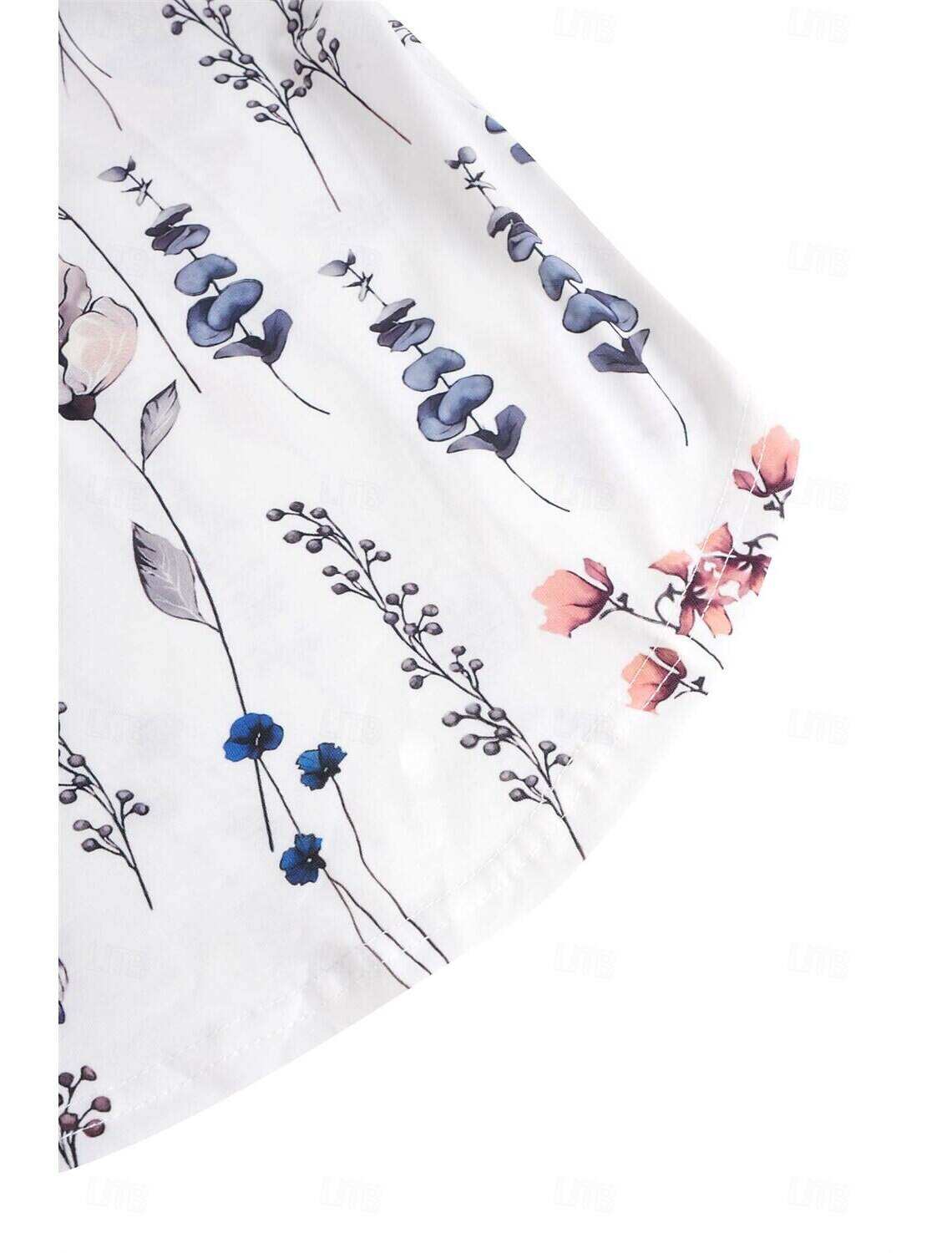 Women's Floral Print Tank Top Pink Blue Sleeveless Adjustable Straps Casual Summer Beachwear Flowy Loose Fit