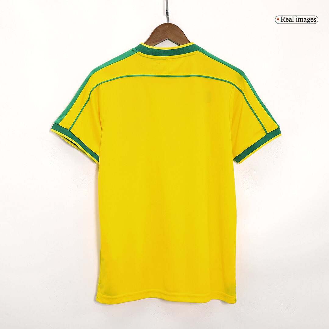 High Quality 1998 BRAZIL RETRO HOME SHIRT - Official Replica 3879