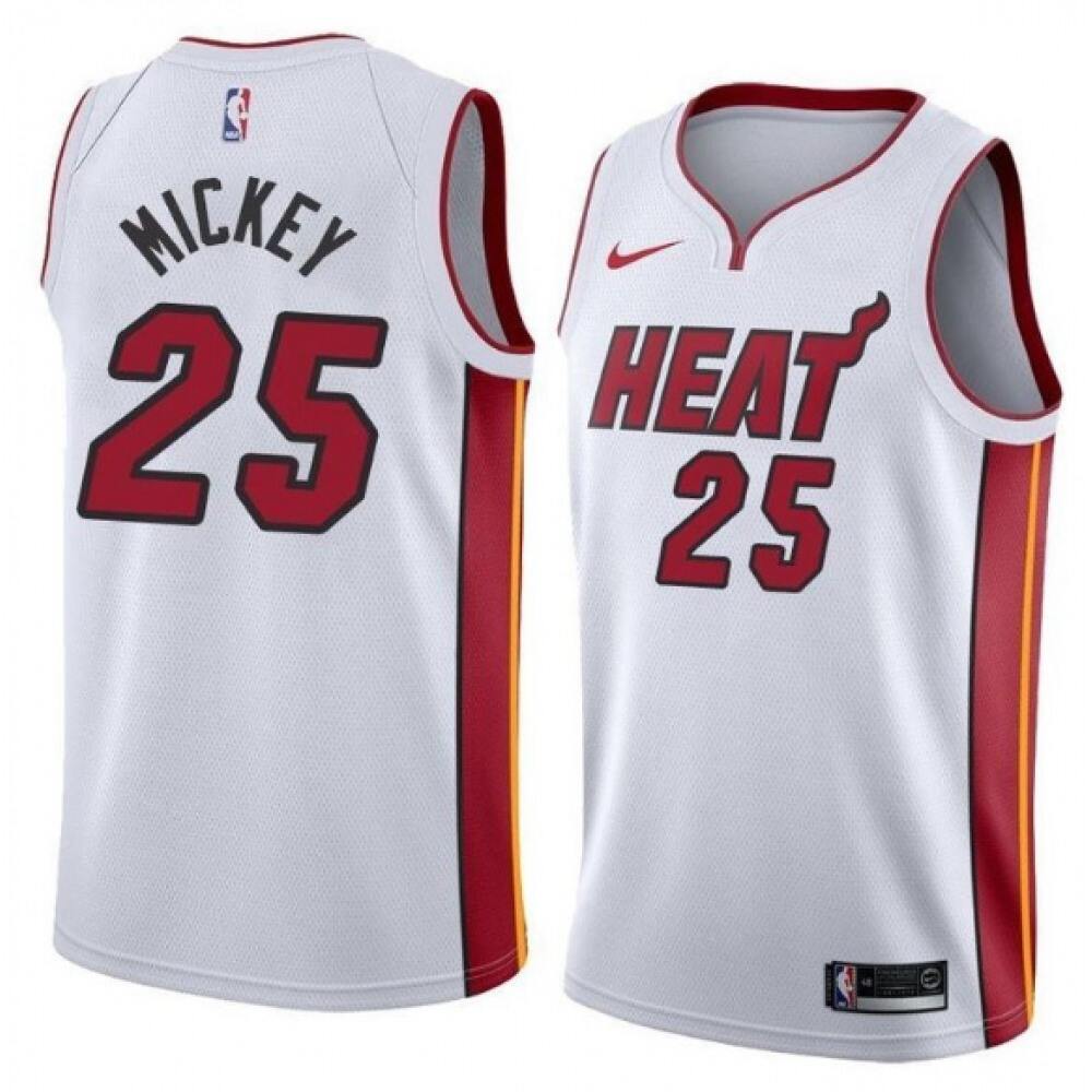 Game Day Rare Men's MIA #25 Jordan White Basketball Jersey