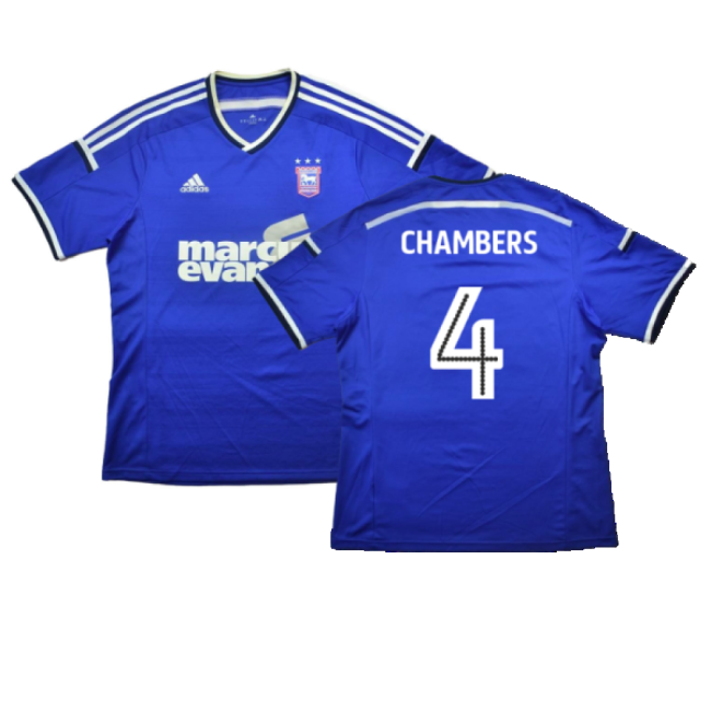 Ipswich Town 2017-18 Home Shirt ((Very Good) XXL) (Chambers 4)