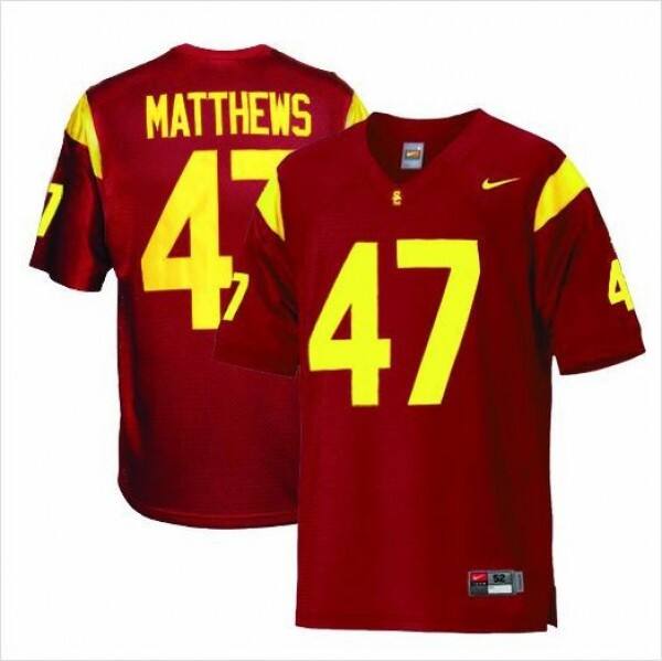 Men Top Program #47 Clay Matthews Men Red High Performance Jersey