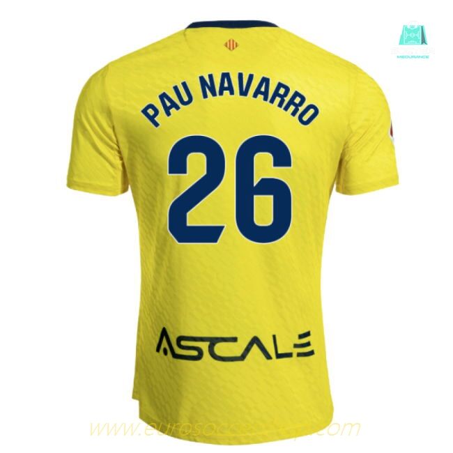 2025-2026 Villarreal Home Shirt (Pau Navarro 26)