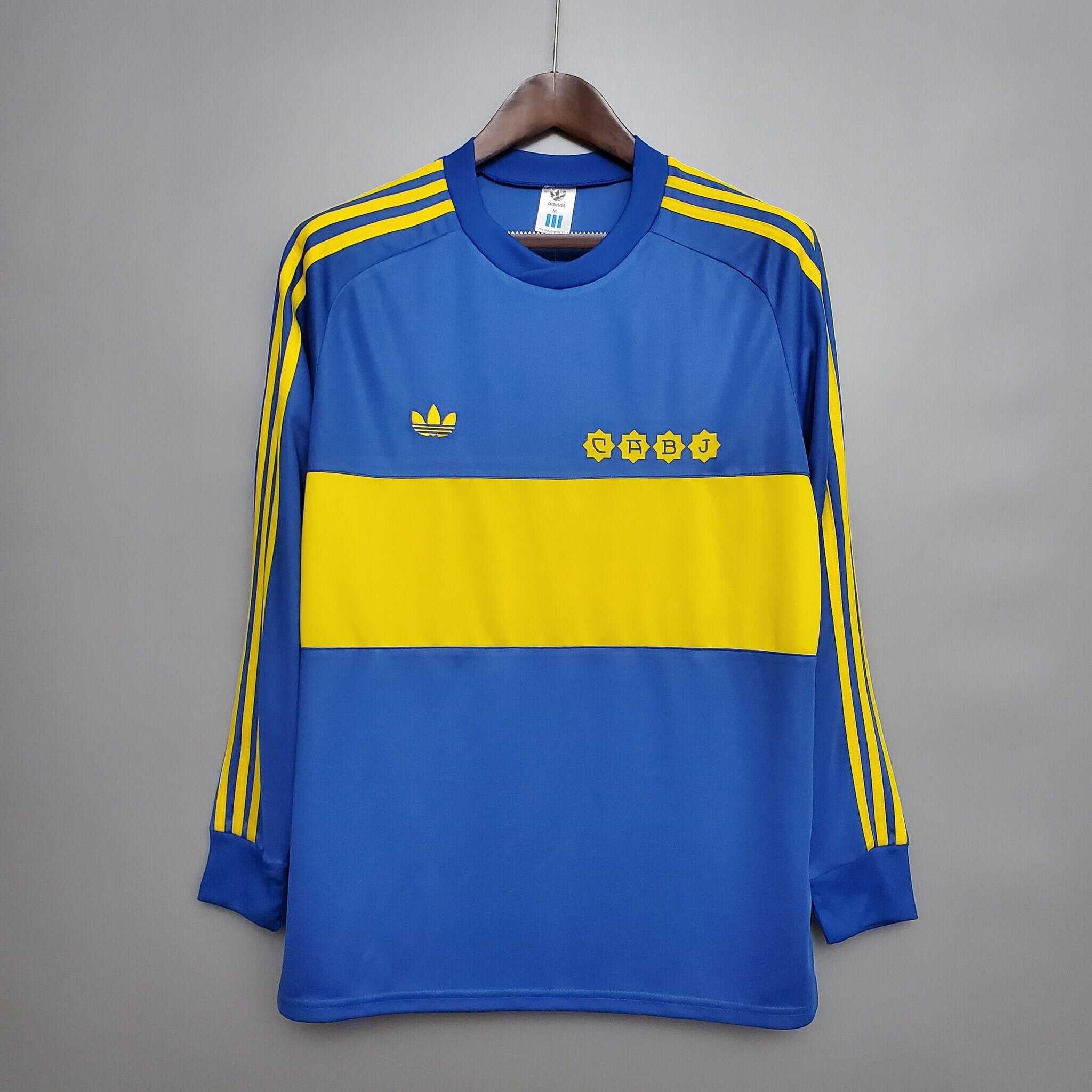 1981 Boca Junior Home retro kit – Long sleeve