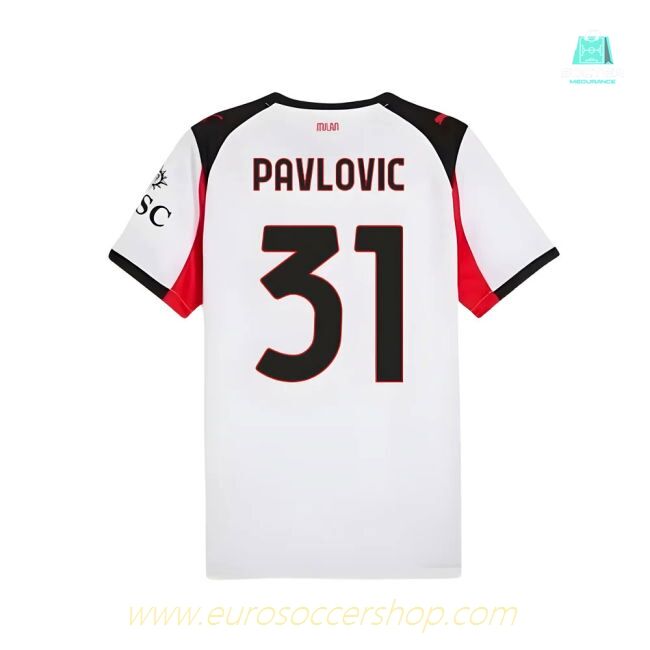 2025-2026 AC Milan Away Shirt (Pavlovic 31)