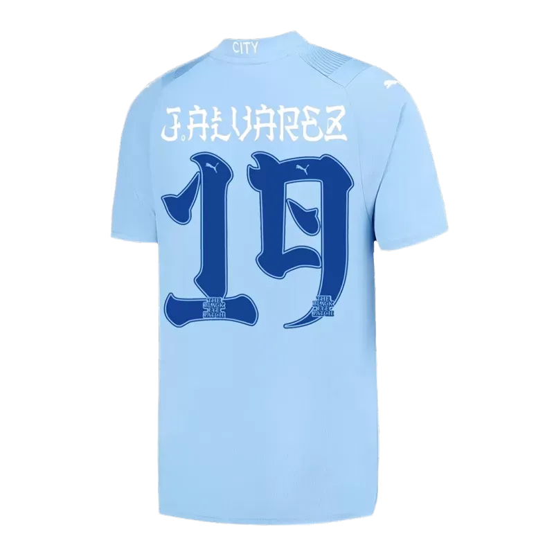 J.ALVAREZ's 19 Home Jersey for Manchester City's Japanese Tour during the 23-24 season.