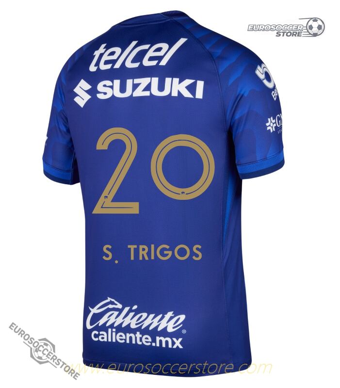 Pumas UNAM 25-26 Season Away S. TRIGOS Number 20 Football Jersey