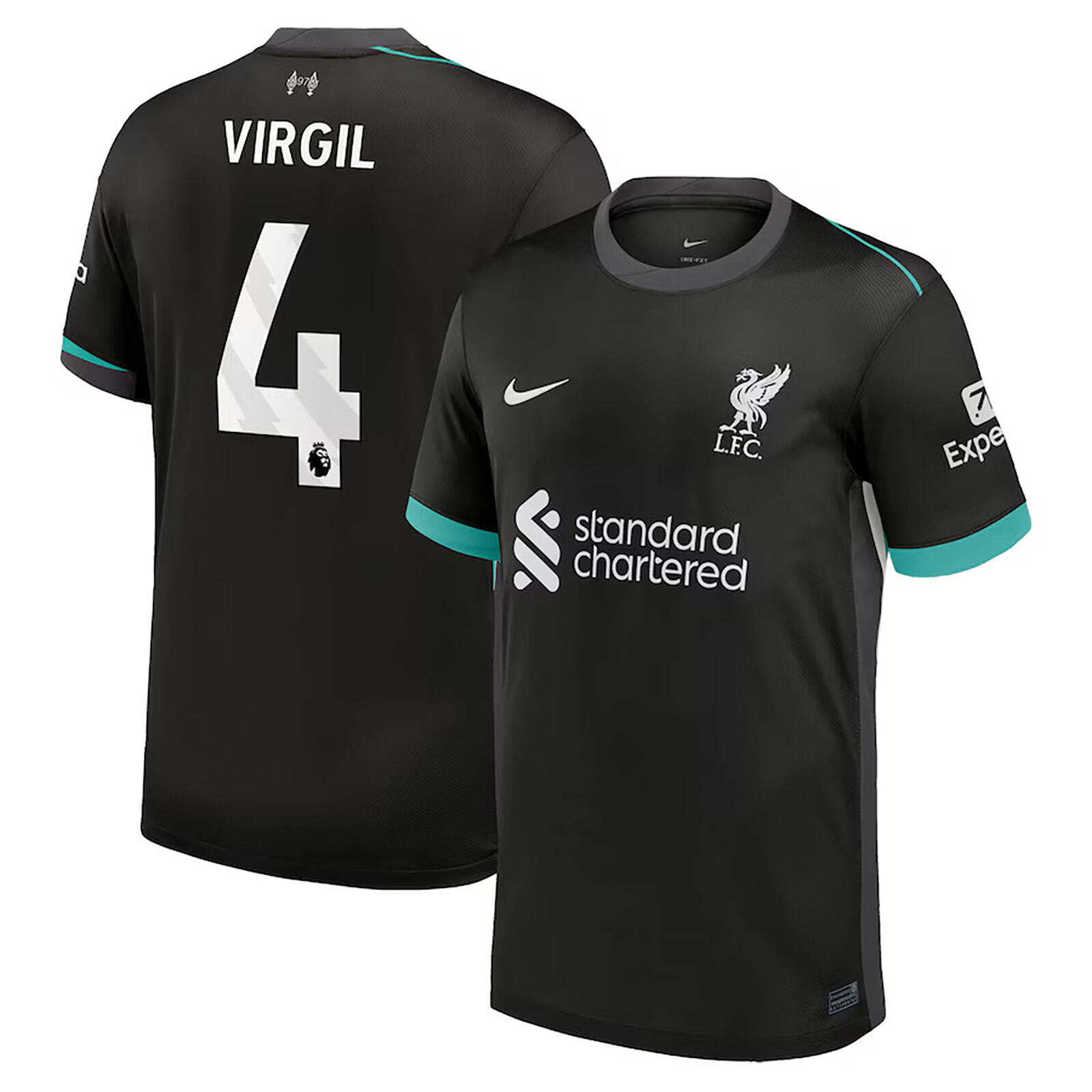 Nike Liverpool nike youth liverpool virgil #4 Away Jersey 24/25