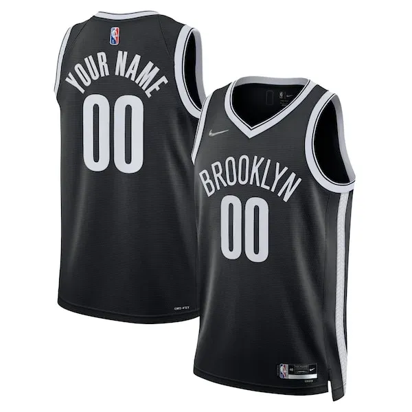 Brooklyn Nets BKN Swingman Jersey - premium fashionable - Black