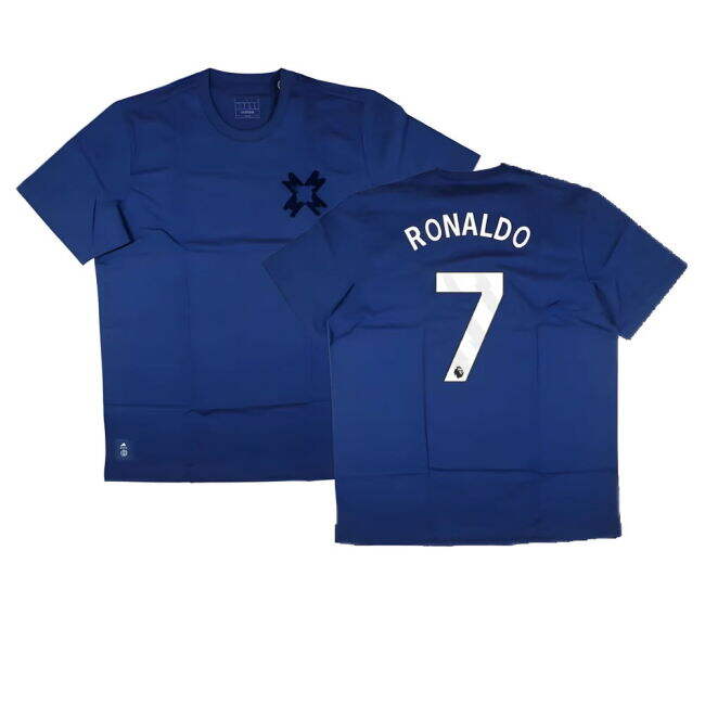 Loyal Football Man Utd Seasonal Tee Victory Blue Ronaldo #7 Offici...