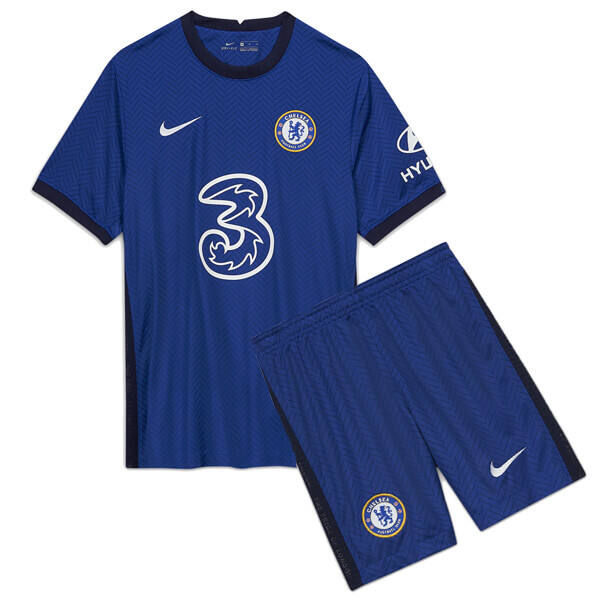 Kids Chelsea 20-21 Home Blue Soccer Kits ShirtShorts - Official