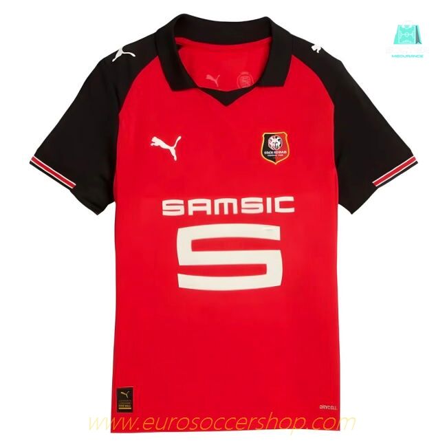 2025-2026 Stade Rennais Home Shirt (Kids) (Wooh 4)