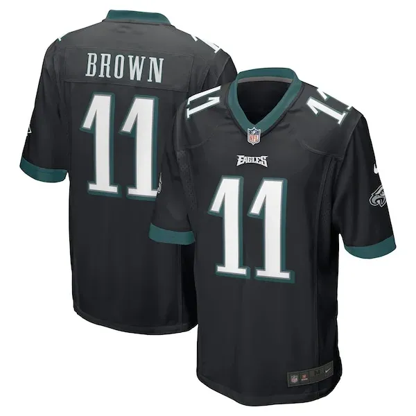 None Brown Philadelphia Game Jersey - Black | NFL Player Jersey
