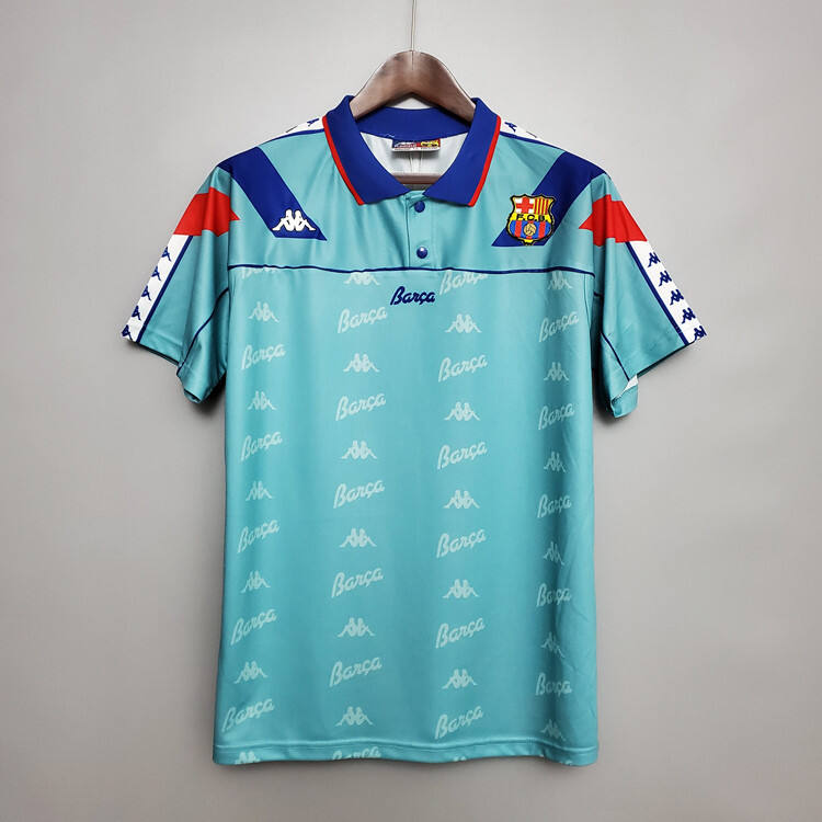 Barcelona FC 9295 Retro Green Shirt - Official Replica 12354