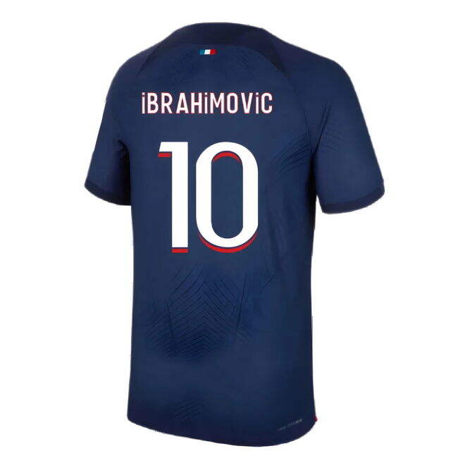 Home Jersey Ibrahimovic 1 #0 New Season Trendy Official Merchand (v4)