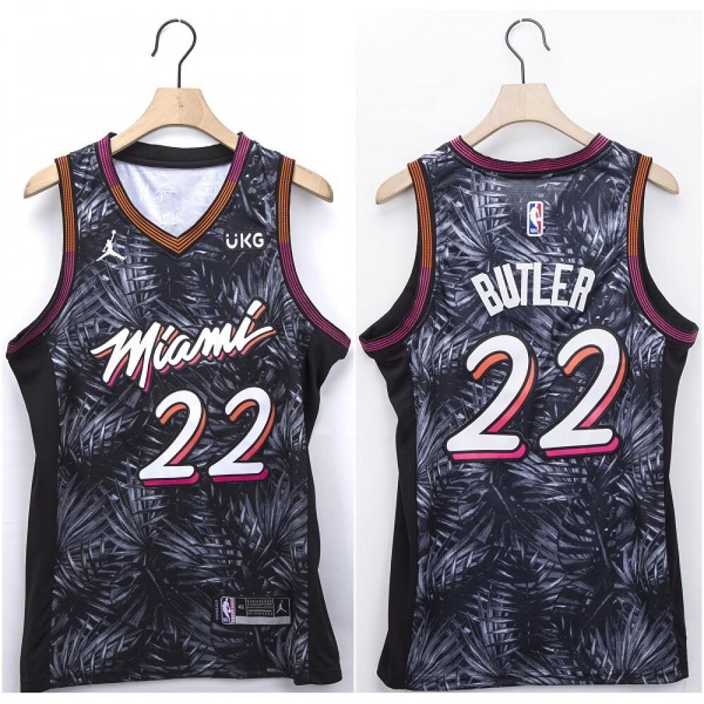 Performance Cost-Effective Men's Heat #22 Jimmy Black Basketball Jersey