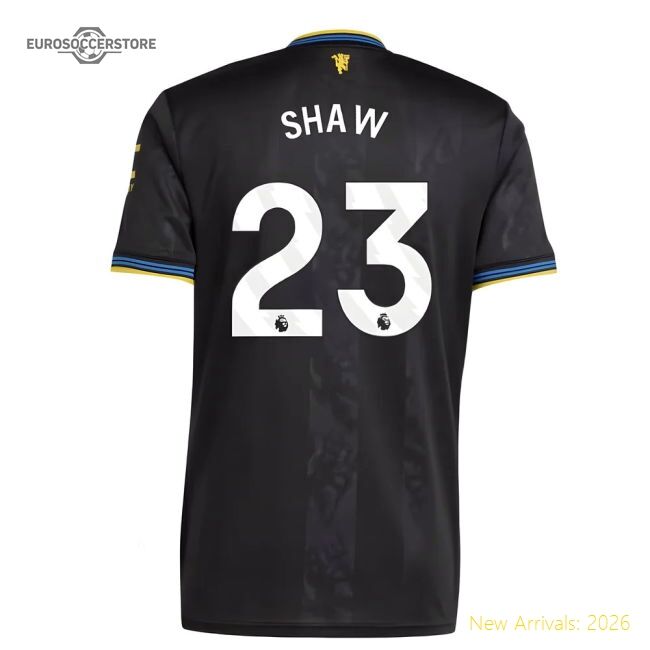 Premium 2025-2026 Manchester United Third Shirt (shaw 23) - Premium