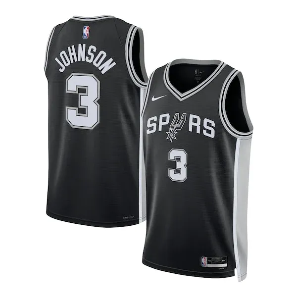 Keldon Johnson SAS Swingman Jersey - high-quality retro - White