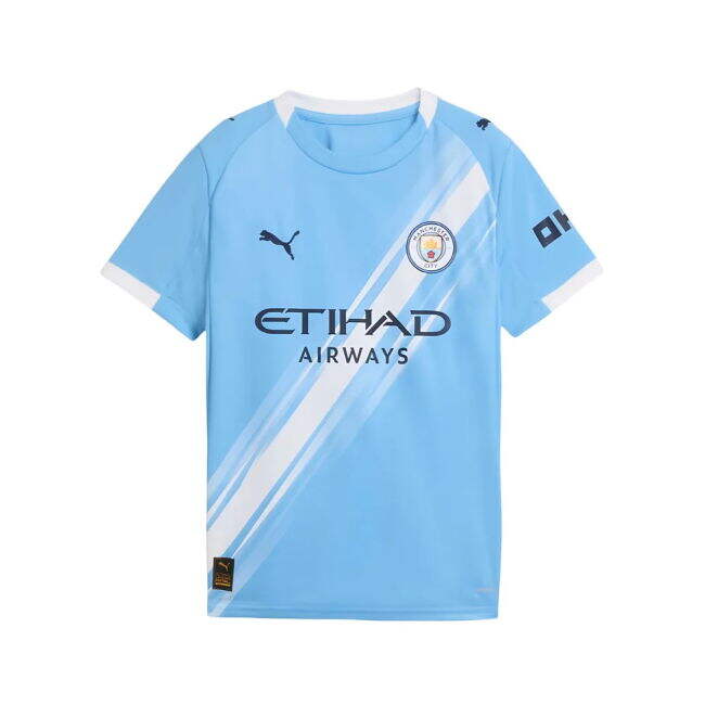 Man City 2025-20 Home Shirt Haaland #9 L M S Kids