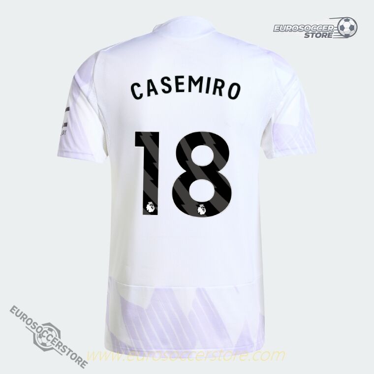 Manchester United 25-26 Away CASEMIRO 18 Football Jersey (Player Version)