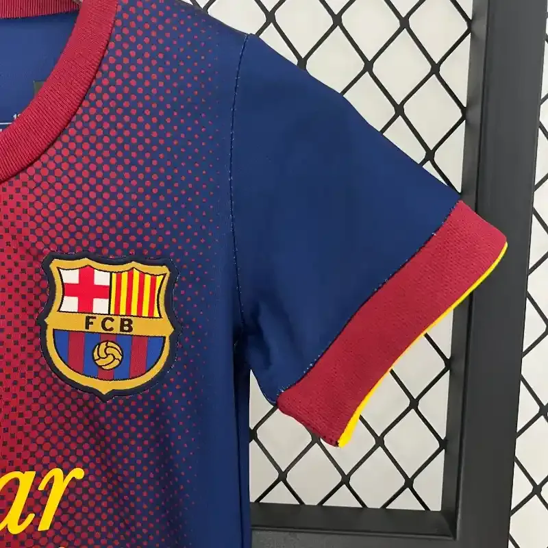 2012-2013 Kids Barcelona Jersey retro kit