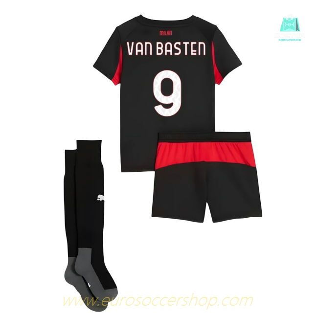 2025-2026 AC Milan Home Mini Kit (Van Basten 9)