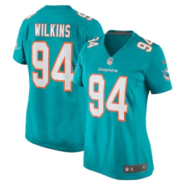 None Game Football Jersey - Aqua M | official NFL jersey | NFL Footbal