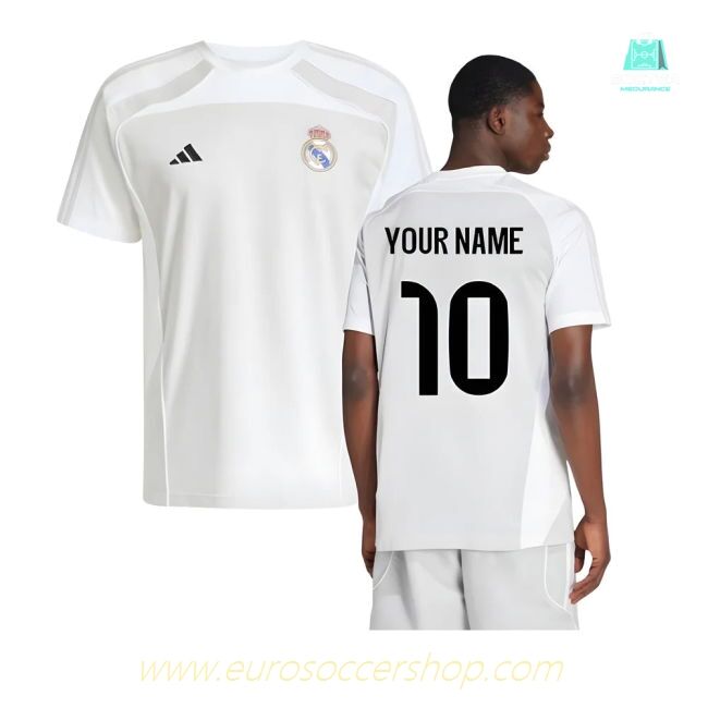 2025-2026 Real Madrid UBP Tee (White) (Your Name)