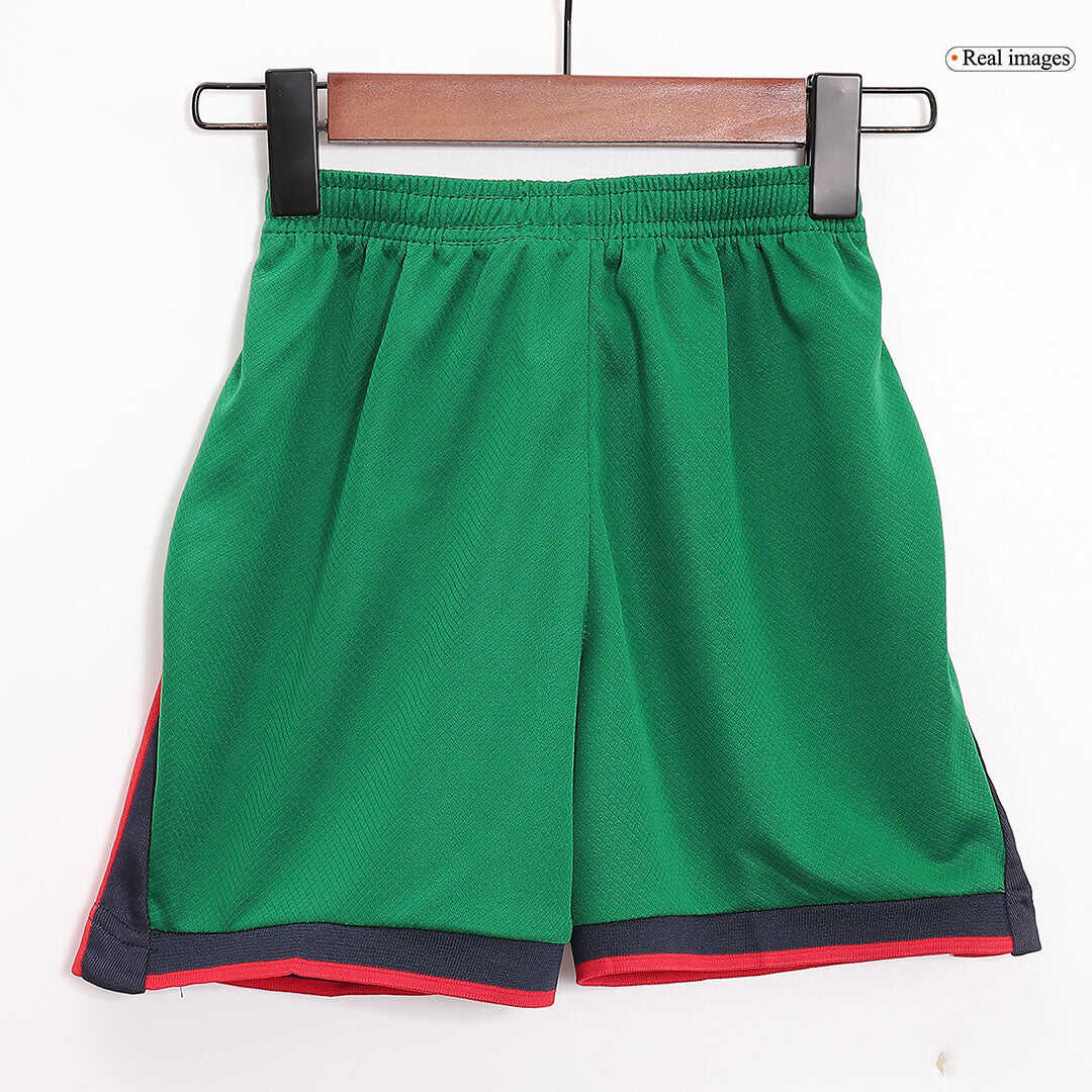 Kid's Portugal Home Jerseys Kit(Jersey+Shorts) Euro 2024 Authentic Kit