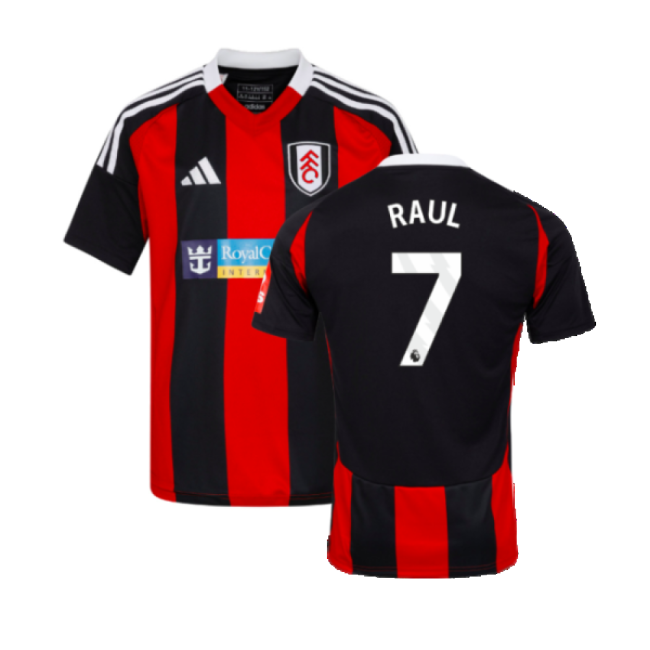 2024-20 Fulham Away Soccer Jersey Raul #7 L M S Kids