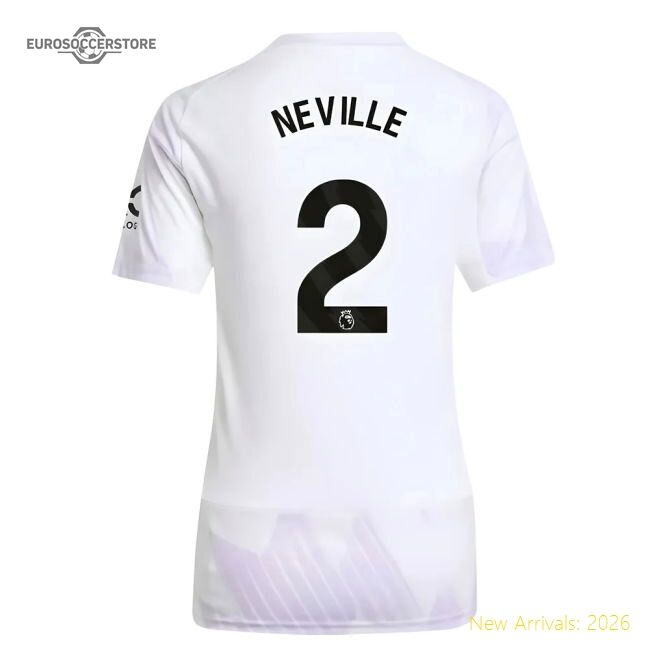 Premium 2025-2026 Man Utd Away Shirt (womens) (neville 2) - Premium