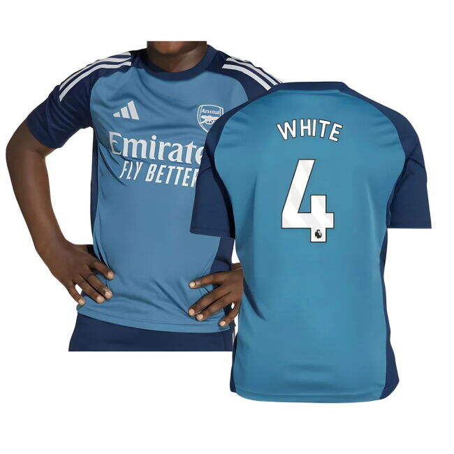 White 4 Premium Arsenal 2025-2026 Training Uniform (Kids)