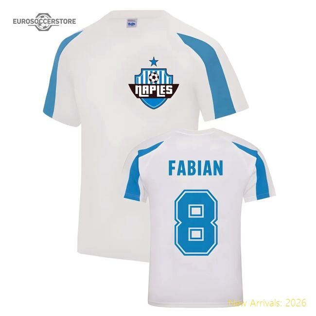 Top-Quality Fabián Ruiz Napoli Sports Training Jersey (White)