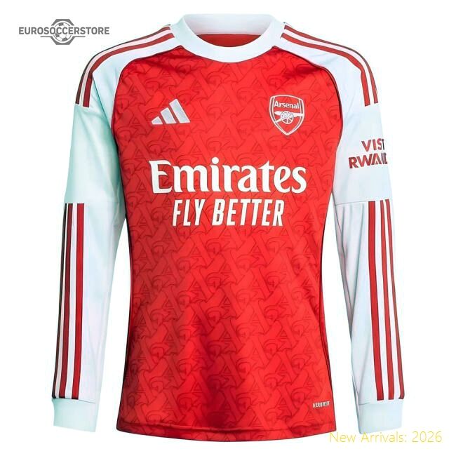 Arsenal Barclays Premier League Home Elite Jersey Performance Fabric