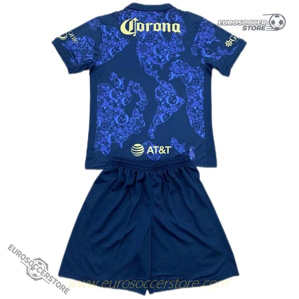 Club America Kids' Away Jersey Kit for the 24-25 Season