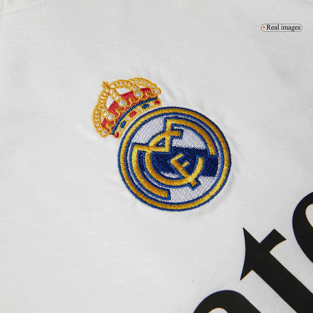 Kid's Real Madrid Home Soccer Jersey Kit(Jersey+Shorts) 2024/25Authent